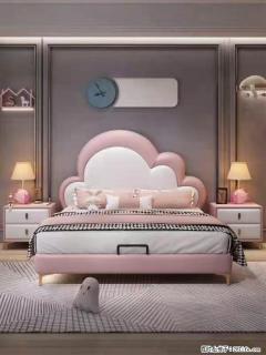 佛山大厂货，高质量仿真皮，实木床边，高密度海绵，带实木床板，全新包装，特价处理 - 陇南28生活网 ln.28life.com